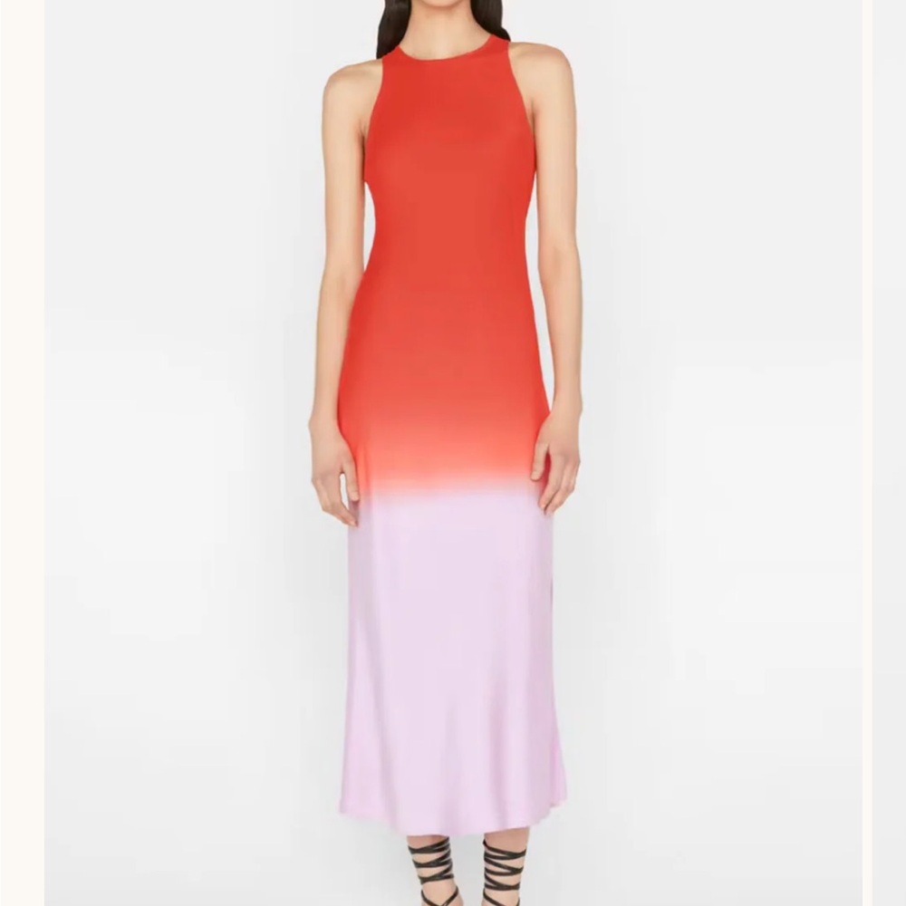 NWOT M Frame Silk Dip Dye Dress